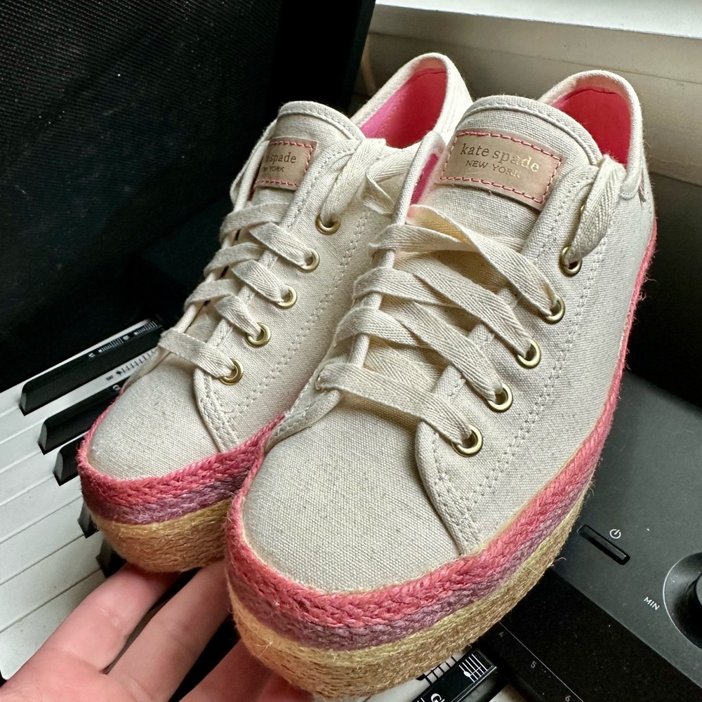 Kate Spade x Keds Canvas Platform Sneakers